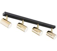 Argon Lagos lampada da soffitto 4x5 W nero-ottone 1688