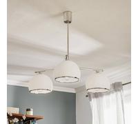 Argon Lampada a sospensione Mina, 3 luci, cromata, metallo/vetro Argon