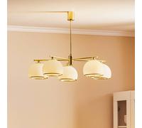 Argon Lampada a sospensione Mina, 5 luci, ottone Argon