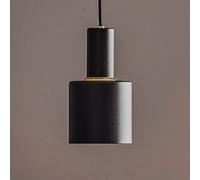 Argon Lampada a sospensione Selma, a 1 luce, nera, Ø 11 cm Argon