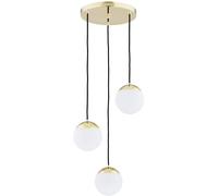 Argon Livia lampada sospesa 3x7 W bianco-ottone 1416