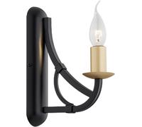 Argon Lorenzo lampada da parete 1x7 W nero-oro 8355