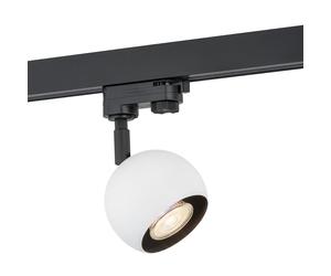 Argon Muri estremità del binario elettrificato 1x5 W bianco-nero 4377
