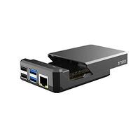 Argon Neo Slim Aluminum Alloy Case for Raspberry Pi 4 B Passive Cooling Specially Designed Pi Camera Mount all Ports Easily Accessible