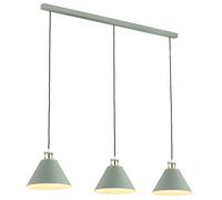 Argon Orte lampada sospesa 3x15 W ottone-verde 6177