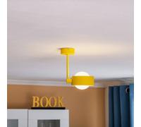 Argon Plafoniera Mado in acciaio, giallo, 1 luce Argon
