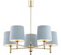 Argon Ponte lampada da soffitto 5x15 W ottone-blu 2085