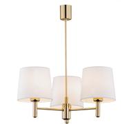 Argon Ponte Plus lampada da soffitto 3x15 W bianco-ottone 6110