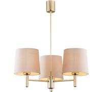 Argon Ponte Plus lampada da soffitto 3x15 W ottone-beige 6109