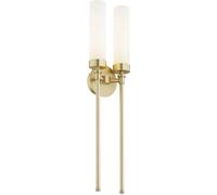 Argon Preston lampada da parete 2x7 W bianco-ottone 7290