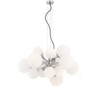 Argon Satelite lampada sospesa x15 W cromo-opale 5021