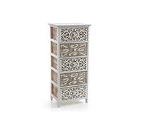 Argonauta Cassettiera Multiuso 5 cassetti in Legno cm 40 x 29 x 90 h