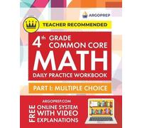 Argoprep ArgoPrep 4th Grade Common Core Math (Tascabile)