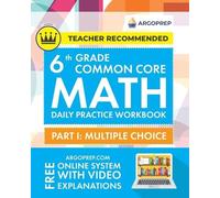 Argoprep Argoprep 6th Grade Common Core Math (Tascabile)