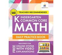 Argoprep Kindergarten Common Core Math (Tascabile) Common Core Math