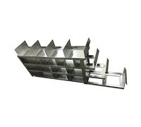 Argos Technologies RFS443A - Scaffale verticale per congelatore Eco, per cassette da 3", 4 x 4 capacità 16 scatole, lunghezza 22", altezza 30,5 cm, larghezza 12,7 cm