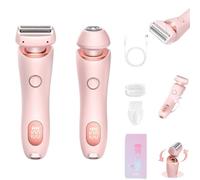Argumub Rasoio elettrico Silkbabe on The Go Lady Shaver, rasoio Vantique a doppia testa, rasoio elettrico 2 in 1 (rosa)