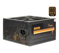 Argus BPS-600 alimentatore per computer 600 W 20+4 pin ATX ATX Nero, Alimentatore PC Nero, 600 W, 100 - 240 V, 47 - 63 Hz, 8/4 A, 100 W, 520 W