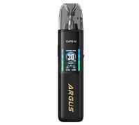 Argus G2 Kit | Originale VOO|POO Argus G2 Starter Kit, MTL RDL Sigaretta Starter Kit Vape, 1000mAh Batteria 30W e 0.4ohm 0.7ohm Argus Top Fill Cartuccia 3ml Auto Draw Vape (Nero spray)