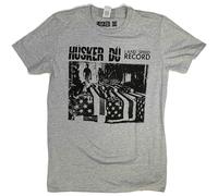 Argus Husker Du T Shirt - Land Speed Record Grey 100% Bob Mould Sugar Grey Greys