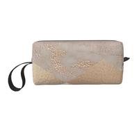 Argyle in marmo oro rosa ramato e cipria, Borsa per il trucco Borsa per cosmetici Borsa da toilette da viaggio portatile Borsa per trucco Organizer