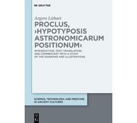 Argyro Lithari Proclus, ›Hypotyposis Astronomicarum Positionu (Copertina rigida)