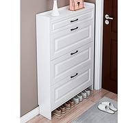 ARHAMS Scarpiera Salvaspazio Slim, Scarpiera Armadio, Scarpiere a Terra, Scarpiera for Ingresso, Scarpiera con Ante (Color : B, Size : 55cm/21.7in)
