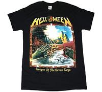 ARHAR Helloween Keeper of The Seven Keys Part II Heavy Metal Kiske Black T-Shirt Black M