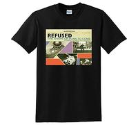 ARHAR Refused T Shirt The Shape of Punk To Come Black S