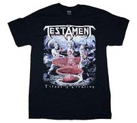 ARHAR Testament Titans of Creation Thrash Metal Black T-Shirt Black M