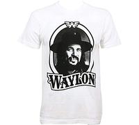 ARHAR Waylon Jennings WJ '79 Tour Men T-Shirt White M