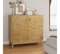 Arhatreya Armadi in legno con gambe in legno massiccio, armadi a buffet indipendenti con ripiani regolabili e armadi decorativi in stile country, adatti per salotti, corridoi e ingressi