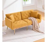 Arhatreya Divano per ospiti a 2 posti, moderno, divano a 2 posti, con cuscino per divano e schienale regolabile, divano imbottito a due posti, per soggiorno, camera da letto, appartamento, camera