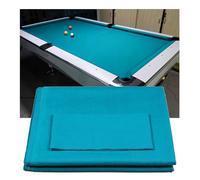 ARHEORMUH Panno da Biliardo 9FT Piano da Biliardo PRO-Grado Accessori da Tavolo da Biliardo Pre-Tagliato Sostituzione Veloce del Feltro per Il Commercio e la casa, con 6 Strisce(Turquoise)