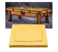 ARHEORMUH Panno da Biliardo 9FT Piano da Biliardo PRO-Grado Accessori da Tavolo da Biliardo Pre-Tagliato Sostituzione Veloce del Feltro per Il Commercio e la casa, con 6 Strisce(Yellow)