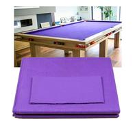 ARHEORMUH Panno da Biliardo 9FT Piano da Biliardo PRO-Grado Accessori da Tavolo da Biliardo Pre-Tagliato Sostituzione Veloce del Feltro per Il Commercio e la casa, con 6 Strisce(Purple)