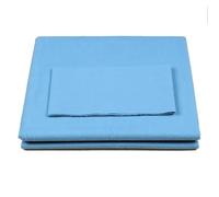 ARHEORMUH Panno da Biliardo Feltro per Tavolo da Biliardo in Tessuto Misto Pettinato da 9 Piedi, Panni Professionali Pretagliati per Sale Giochi Domestiche di Hotel(Light Blue)