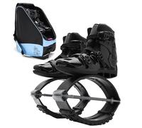 ARHEORMUH Scarpe da Rimbalzo Scarpe da Salto Nere con Borsa Portaoggetti, Stivali Lunari per Il Fitness per Adulti E Adolescenti, Stivali da Salto per Esercizi da Interno Ed Esterno(XXXL 43-45EU)