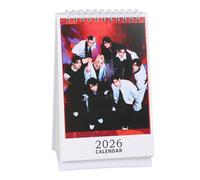 ARHZ Stray Skz Kids Gadget - Calendario Da Scrivania 2026,Per Decorazione Da Scrivania K-Pop Karma Stray Skzoo Kids Lightstick Foto,Calendario Di Supporto Per i Fan(B)