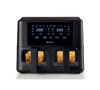ARI4631 8003705122703 ARIETE AIRY FRYER DUAL BLACK (4631) - FRIGGITRICE AD ARIA