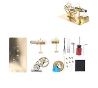 Aria calda Tutto il metallo Stirling Motore Generatore di corrente Modello di motore Elettricità Potenza Generatori a energia solare Con Pannello Solare Incluso