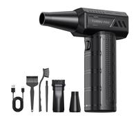 Aria compressa-Duster-Mini-Jet-Blower-Keyboard Cleaner-Air Blower 300000 RPM -10000mAH-Sostituire la lattina di aria aria spolverata aria auto - PC elettrico Duster-Turbo Fan - Kit di pulizia senza
