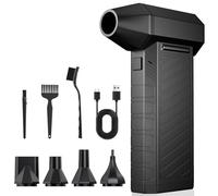Aria Compressa Elettrico Air Duster, 150000 giri/min Jetdry Soffiatore Aria Compressa, Spray Aria compressa Soffiatore pc Con batteria da 8000mAh per laptop, tastiera, auto