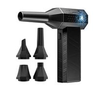 Aria Compressa Elettrico Rimuovi Polvere, 110000RPM, 3 Velocità Mini Air Duster, con Batteria Ricaricabile, Ventilatore Cordless Turbo per PC, Tastiera, Auto, Peli di Animali, Esterni e Casa