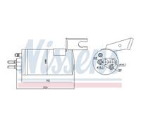 Aria condizionata a secco NISSENS 95368