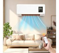 Aria condizionata,Climatizzatore portatile Climafy con telecomando, Condizionatore a parete reversibile Split,Senza unità esterna,Ventilatore di raffreddamento per cucina,Camera da letto (B)