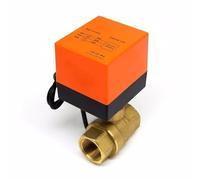 Aria condizionata Piano Riscaldamento Parti Riscaldamento Miniatura Elettrico Valvola a sfera a due vie Tre filo Due Controllo One Controllo Ottone Acqua calore dell'acqua(Dark Grey)