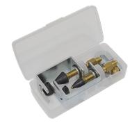 Aria Condizionata Pressione Test Connettore Kit 13pc - Sealey VSAC135 Nuovo