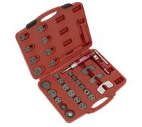 Aria Funzionante Pistone Del Freno Riavvolgere Strumento Kit 29pc - Sealey