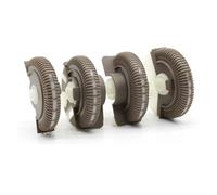 Aria Griglia Ugello Di Ventilazione Per Benz Classe E W211 E200 E300 Set Da 2/4 Pezzi Ruota Girevole Per Bocchetta Aria Condizionata Auto(Yellow 4pcs)